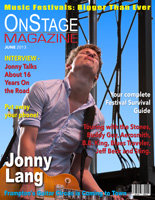OnStage Magazine Cover June 13