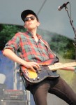 Tokyo Police Club guitarist Josh Hook performs Friday night at Bunbury Music Festival in Cincinnati.
Contributed photo by Ryan Podracky.