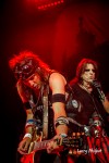 File Photo: "Alice Cooper" performs with his band, including Nita Strauss at Banker's Life Fieldhouse in Indianapolis Indiana, August 20, 2015. (Photo Credit: Larry Philpot)