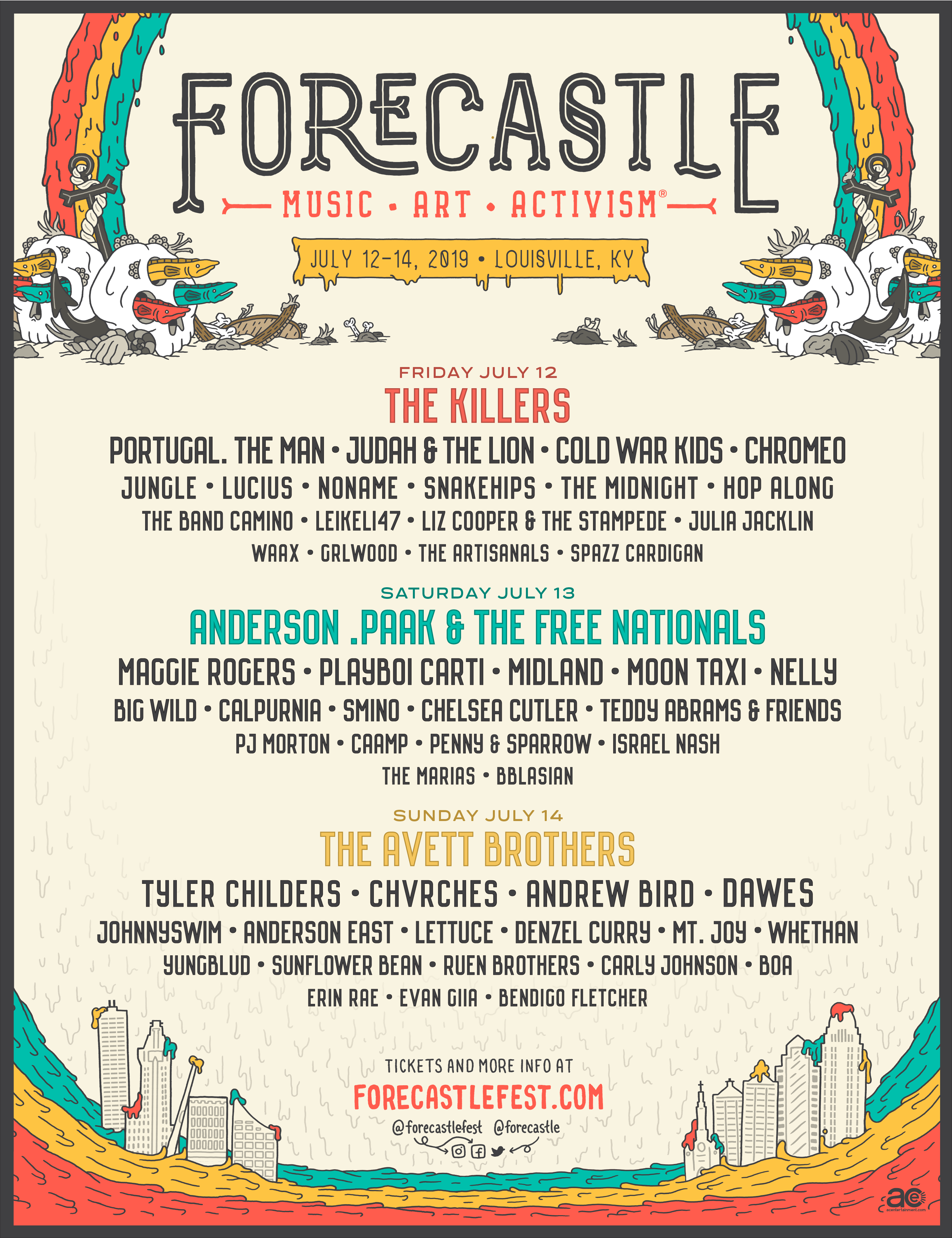 Forecastle Lineup