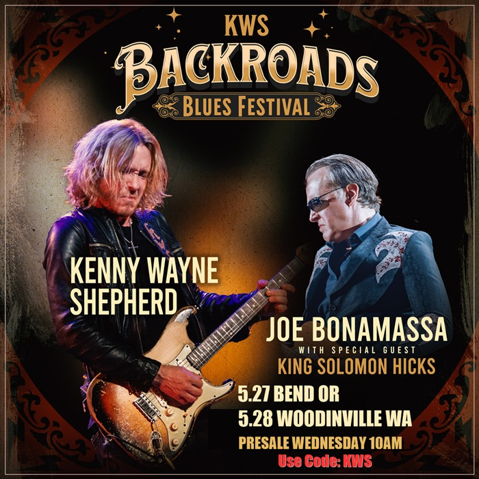 Kenny Wayne Shepherd Announces Second Annual KWS Backroads Blues